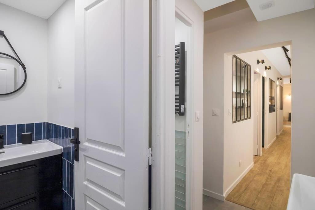 Brand New Flat For 8 People, 3 Bedrooms Paris Eksteriør billede